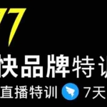 （1411期）7日极快品牌集训营，在线直播特训：7天顶7年，品牌生存的终极密码(无水印)