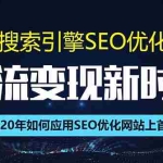 (1402期)搜索引擎优化总监实战VIP课堂【透析2020最新案例】快速实现年新30w(第9期)