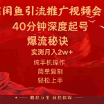 (10895期)闲鱼暴力引流推广视频会员,能做到日入2W+,操作简单