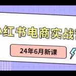 （10984期）小红书电商实战营：小红书笔记带货和无人直播，24年6月新课