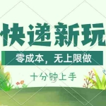 (11365期)撸快递最新玩法,零成本,无上限做,日产1000+。课程看完就会