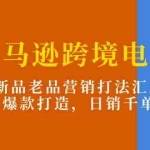 (11433期)亚马逊跨境电商:新品老品营销打法汇总,爆款打造,日销千单