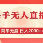 (11525期)快手无人直播,简单无脑,日入2000+