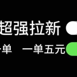 (11580期)微脉超强拉新, 两分钟1单, 一单利润5块,适合小白