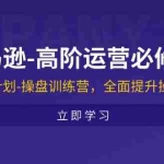 (11625期)亚马逊-高阶运营必修系列,龙腾 计划-操盘训练营,全面提升操盘手能力