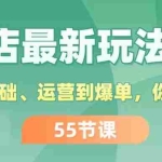 （11748期）抖店最新玩法4.0，小店从0基础、运营到爆单，你值得拥有（55节）
