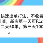 (11681期)拼多多2天起店,只合作不卖课不收费,上架产品无偿对接,只需要你回…