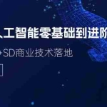 (11718期)2024-AIGC人工智能零基础到进阶,GPT+MJ+SD商业技术落地(78节)