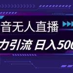 (11709期)抖音无人直播,暴利引流,日入5000+