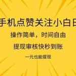 （11778期）2024新项目手机DY点爱心小白日入500+