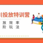 (11790期)巨量千川投放特训营:提高投放效率和收益进阶玩法(5节)