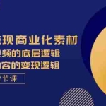 (11829期)打造可变现商业化素材,爆款短视频的底层逻辑,商业化内容的变现逻辑-7节