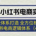 (12003期)2024小红书电商实战课:全体系打造 全方位梳理 小红书电商逻辑体系 (42节)