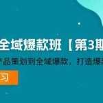 (12078期)货品-IP全域爆款班【第3期】赛道选择-产品策划到全域爆款,打造爆款货品IP
