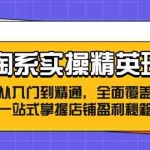 (12276期)淘系实操精英班:从入门到精通,全面覆盖,一站式掌握店铺盈利秘籍