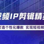(12274期)短视频IP剪辑精英班:复刻爆款秘籍,打造个性化爆款  实现短视频变现
