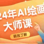 (12323期)2024年AI绘画大师课:SD与MJ软件深度应用,打造个性化艺术作品