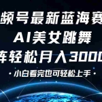 (12594期)视频号最新蓝海赛道,小白也能轻松月入30000+