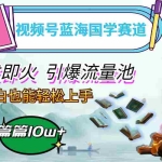 (12636期)视频号蓝海国学赛道,一发即火,引爆流量池,小白也能轻松上手,月入过万