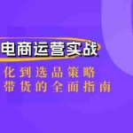 (12670期)小红书&电商运营实战:从账号优化到选品策略,再到直播带货的全面指南
