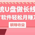 (12666期)用系统U盘做长线项目,推广软件轻松月赚万元(附制作教程+软件)