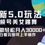 （12699期）视频号最新5.0玩法，小白也能轻松月入30000+