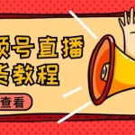 (12796期)视频号直播带货教程:选品思路与话术拆解/掌握多种带货套路/提升直播效果