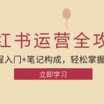 （12928期）小红书运营引流全攻略：资料课程入门+笔记构成，轻松掌握引流技巧