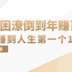 (13069期)某付费文章:从穷困潦倒到年赚百万,她告诉你如何赚到人生第一个100万