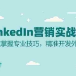 (13147期)LinkedIn 营销实战指南:快速掌握专业技巧,精准开发外贸客户