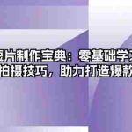 (13175期)手机短片制作宝典:零基础学习剪辑、特效与拍摄技巧,助力打造爆款短视频