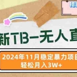 (13243期)最新TB-无人直播 11月最新,打造你的日不落直播间,轻松月入3W+