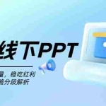 （13367期）电商线下PPT：一分钟破局抢流量，稳吃红利，超越竞品核心策略分段解析