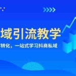 (13418期)抖音私域引流教学:从项目原理到获客转化,一站式学习抖商 私域