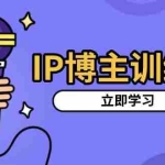 (13606期)IP博主训练课,定位账号,推荐热门赛道,搭建涨粉架构,拍出更吸粉视频