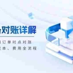 (13586期)电商财务对账详解,包括按发货和订单时点对账,收入、退款、成本、费用