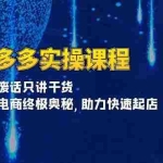 （13577期）拼多多实操课程：不讲废话只讲干货, 揭秘电商终极奥秘,助力快速起店