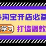 (13576期)2024淘宝开店必备教程,从选趋势词到全店动销,打造爆款店铺