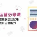 (13647期)拼多多运营必修课:涵盖底层逻辑到活动起爆,全方位提升运营能力