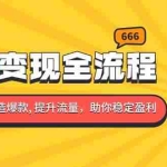(13677期)闲鱼变现全流程:你从零到一, 打造爆款, 提升流量,助你稳定盈利