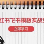 (13736期)小红书飞书 模板实战变现:小红书快速起号,搭建一个赚钱的飞书模板