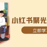 （13792期）小红书聚光操作详解，涵盖素材、开户、定位、计划搭建等全流程实操