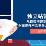 (13902期)独立站营销课,从框架搭建到二次营销,全面提升产品竞争力和用户忠诚度