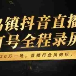 (14014期)乌镇抖音直播打号全程录屏,gvm20万一场,直播行业风向标,懂行必看