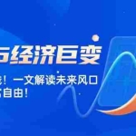 (14115期)2025经济巨变,天上不会掉钱!一文解读未来风口,助你实现财富自由!