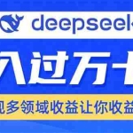 (14140期)用DeepSeek席卷各大平台,快速上手实现多领域,让你收入猛增