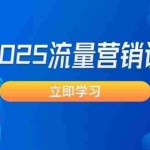 (14313期)2025流量营销课:直击业绩卡点, 拓客新策略, 提高转化率, 设计生意模式