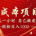 (14455期)全新设计调度项目,每月被动收益,自己做老板!