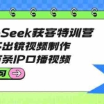 (14544期)DeepSeek获客特训营:掌握不出镜视频制作,日产百条IP口播视频