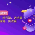 (14124期)视频号流量密码:涵盖认知篇、起号篇、话术篇、选品篇、实操篇、投流篇